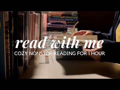 Read with me | 1 Hour Cozy Reading at Night, Lo-Fi Music, ASMR