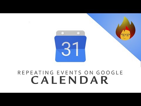 REPEATING EVENTS on Google Calendar | GOOGLE CALENDAR