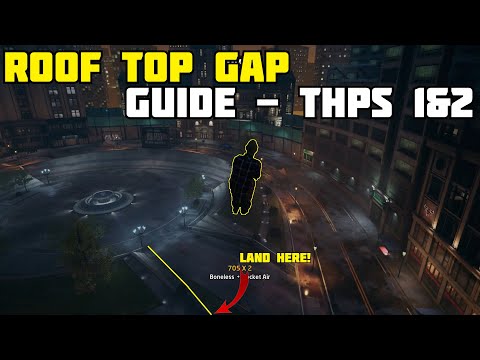 How to "Complete the Rooftop Gaps" Downtown GOAL Challenge Location Guide - Tony Hawk Pro Skater 1+2