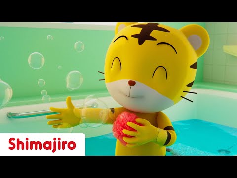 Time to take a bath! | Healthy habits with Shimajiro | Kids Songs & Nursery Rhymes