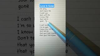 Boost Your English Skills! | Learn with "Love Is Gone" by SLANDER ft. Dylan Matthew #shorts