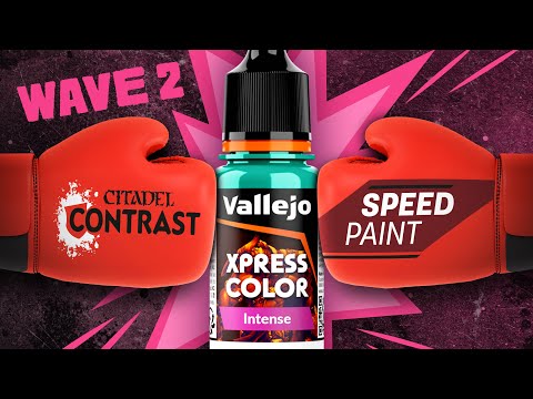 INTENSE enough to BEAT Contrast & Speedpaint? Vallejo Xpress Color wave 2 review 🥊