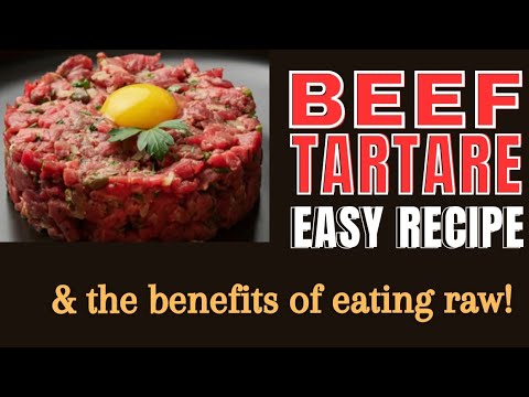 BEST EVER EASIEST BEEF TARTARE....You will be AMAZED!