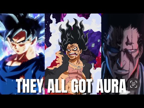 ANIME CHARACTERS WITH AURA