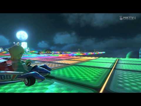 Wii U - Mario Kart 8 - (SNES) Rainbow Road