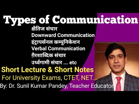 12 Types of communication || संचार के प्रकार || संचार के बारह प्रकार