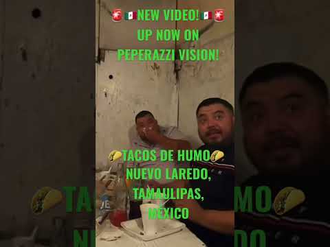 UP NOW ON PEPERAZZI VISION ON YOUTUBE! #tacos #vlog #mexico #food #travel #foodie #streetfood