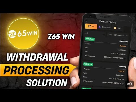 z65win withdrew problem and deposit problem || z65 win new colour prediction website