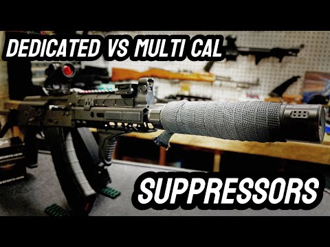 Dedicated Suppressor VS Multi Cal Suppressor & 7.62 AK DeadAir Sandman S 30 Cal & JK PCX 9mm