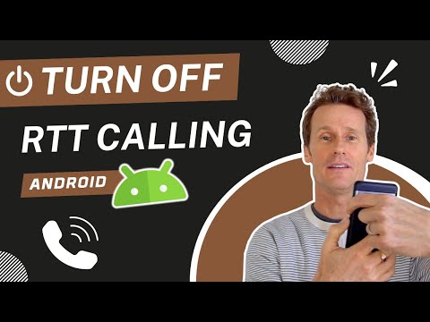 How to turn off RTT calling on Android