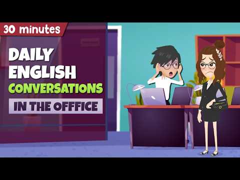 Secret Love At The Office | Practice English Conversations | 30 Minutes English Conversations