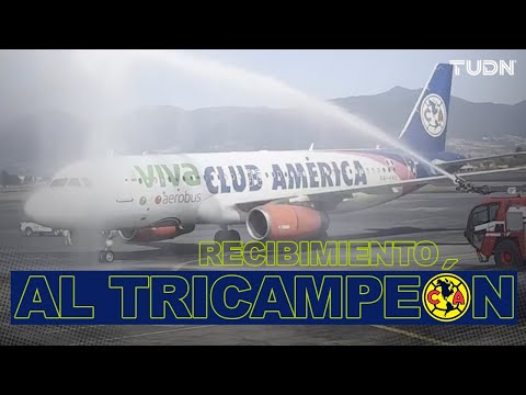 🦅🏆 El recibimiento al América TRICAMPEÓN en la CDMX | TUDN