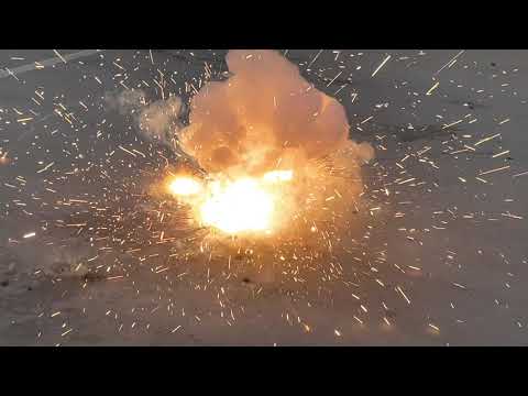 Novelty Fireworks | Tank, Ground Bloom Flowers, TNT Blasts (Crackling Ball)