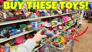 BUY THESE TOYS AT GOODWILL! Thrifting and Selling on Ebay and Amazon FBA!