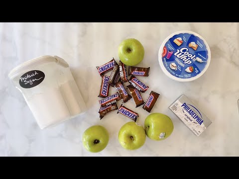 Snickers Salad Recipe (With Apples And Cream Cheese)