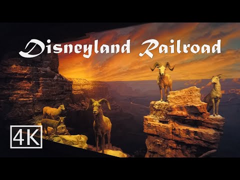 [4K] Disneyland Railroad - California - Train Ride