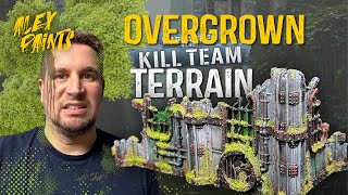 Painting Overgrown Ruined Terrain for Warhammer 40k Killteam Hivestorm