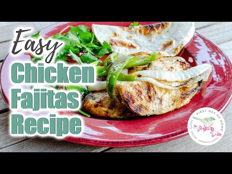 Mexican Chicken Fajitas Recipe - Only 6 Ingredients!