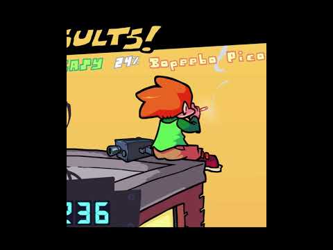 FNF UPDATE LOSS Sh1 T PICO WIN SCREEN (Friday night funkin' official) #shorts   #fnfweek8