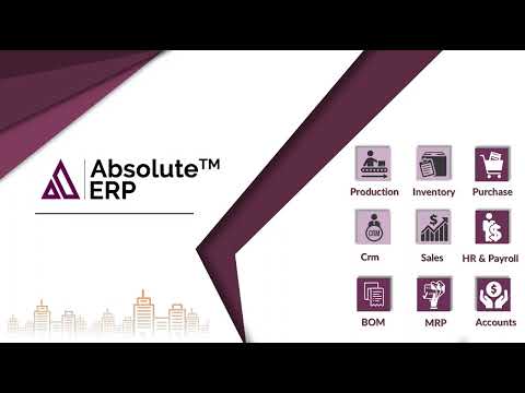 Absolute ERP - How to create a Bill of material for your finished good?