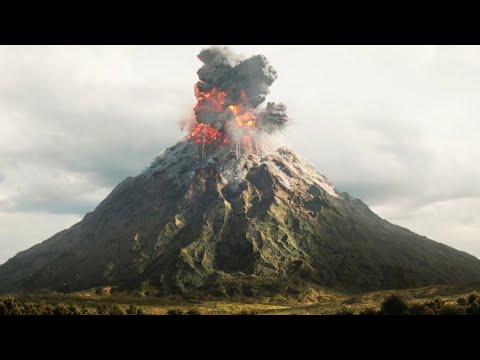 Vulcan Explosion (Doom Mountain) Scene in 4K - The Rings of Power (LOTR) - S1E06