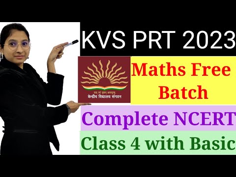 KVS PRT Maths || Complete NCERT based on NEW syllabus || Score 20/20 Free batch #kvs @komaldixit