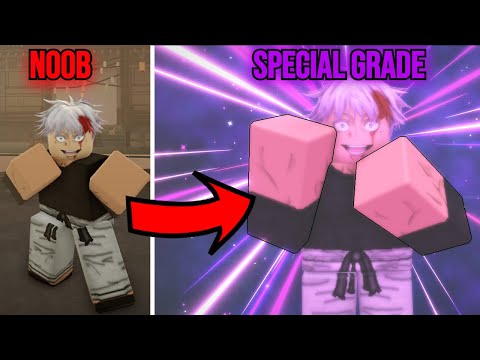 Noob To Pro As Gojo Satoru In Jujutsu Infinite...(Roblox)