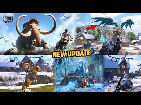 PUBG Mobile 3.5 Update All New Features | Dragon, Sabertooth & Mammoth | BGMI Winter Update Gameplay