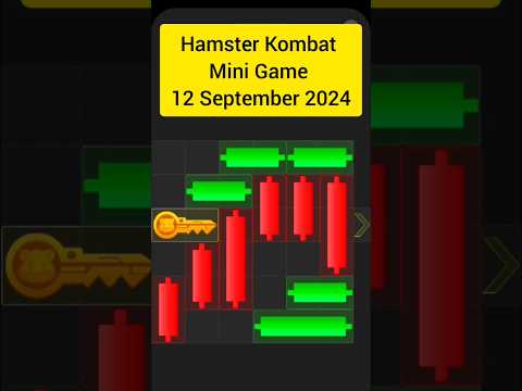 Hamster Kombat Mini Game 12 September 2024 #hamsterkombat #minigame