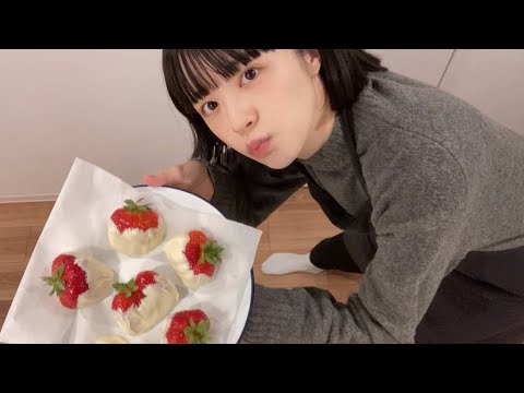 自分のためだけのバレンタイン🍓 苺チョコ,ミスド,おうち映画…