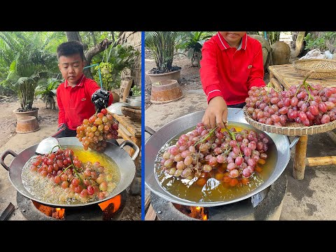 Delicious grape fruit cooking with country style - Chef Seyhak