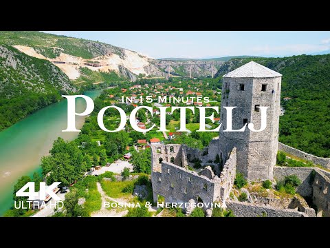 POCITELJ 🇧🇦 Drone Aerial 4K | Mostar Čapljina Bosnia & Herzegovina Босна