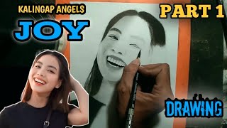 PART 1 PAINTING KALINGAP ANGELS JOY | CHARCOAL DRAWING | KALINGAP RAB | VAL SANTOS MATUBANG