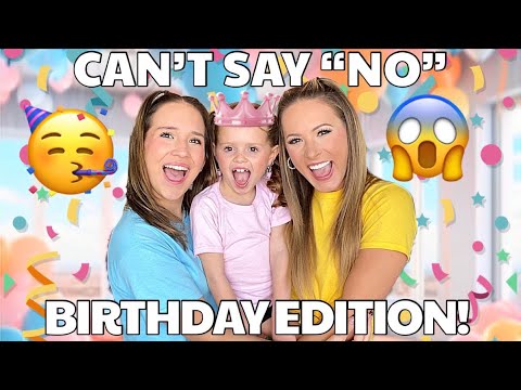 I CAN’T SAY “NO” TO HALLIE ON HER BIRTHDAY 🥳🎂🎉 *MUST SEE* @HallieOnStage114