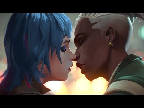 Arcane - Season 2 | Powder and Ekko Kissing Scene