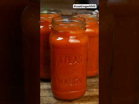 ASMR Homemade Tomato Sauce #shorts