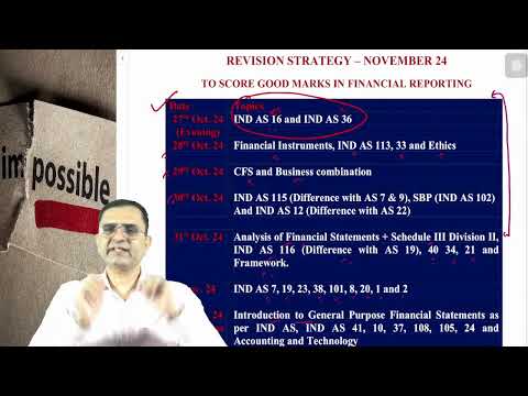 CA FINAL FR REVISION PLANNER | ABC ANALYSIS | NOV 24 | CA PS BENIWAL