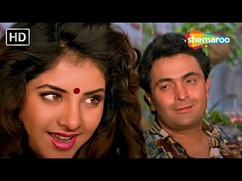 Teri Issi Ada Pe Sanam Mujhko To Pyar Aaya | Divya Bharti, Rishi K | Deewana (1992) | Sadhana Sargam