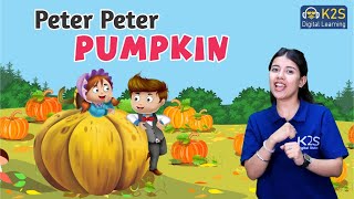 Peter Peter Pumpkin Eater | 3D Animation English Nursery rhyme | #kids #education #childran