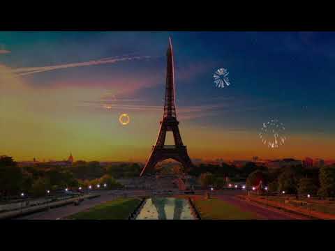 Eiffel Tower & Fireworks | Copyright Free Video Footage