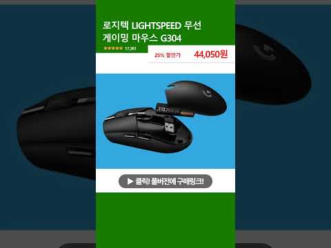 로지텍 LIGHTSPEED 무선 게이밍 마우스 G304