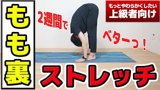 超キツいけど...前屈できるようになるストレッチ！【2週間で手のひらペタっとなる方法】