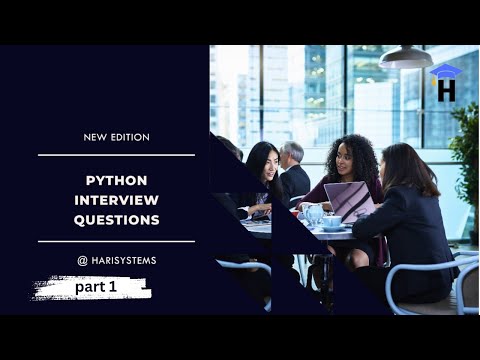 Basic Python Interview Questions for Fresh Graduates with Sample Answers part1