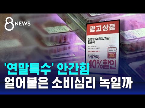 '연말특수' 안간힘…얼어붙은 소비심리 녹일까 / SBS 8뉴스