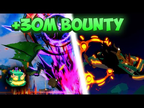 I Bounty Hunted With The New Dragon Rework And It's RIDICULOUS! (Blox Fruits)