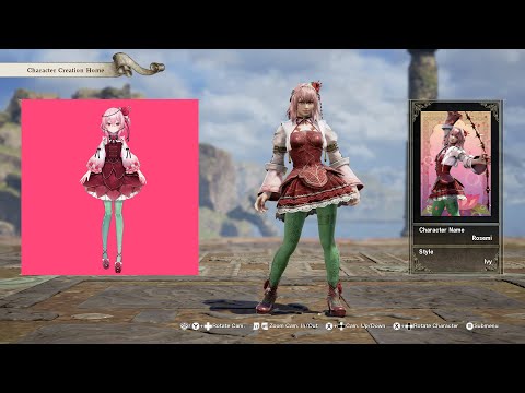 SoulCalibur 6; Rosemi Lovelock (Nijisanji) custom character video guide by Zeno XC