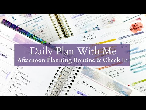 Daily Planning Routine | Weekly overview update + PLAN WITH ME | Erin Condren Daily Duo