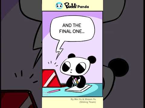 The Easiest Drawing Lesson? 🎨🐼 Puddi Panda Comic #shorts #puddipanda #artist