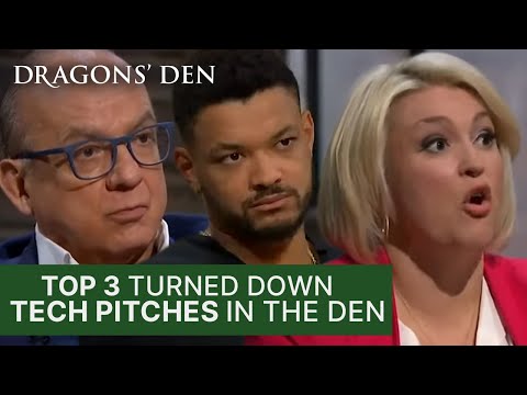 Top 3 Tech Pitches Turned Down By The Dragons | Vol.3 | Dragons' Den