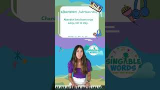 Abandon Song | 4th Grade Vocabulary for Kids | Singablewords #singandlearn #4thgradevocab #popquiz